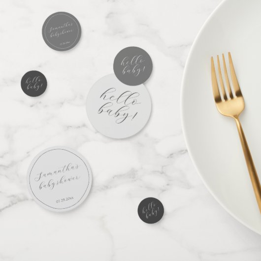 Elegant Geslacht Neutraal Baby shower Confetti (Groep)