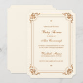  elegant geslacht neutraal Baby shower Kaart (Voorkant / Achterkant)