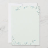 Elegant Geslacht Onthullen Roze Blauwe Ballon Bota Kaart (Achterkant)