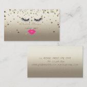 Elegant gesofisticeerd, Confetti, lips, as Visitekaartje (Voorkant / Achterkant)
