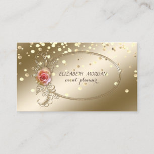 Elegant Gesofisticeerd, Gouden Confetti, Roos Visitekaartje