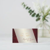 Elegant gesofisticeerd Modern, Bokeh, Lashes Visitekaartje (Staand voorkant)