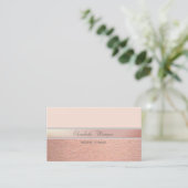 Elegant gesofisticeerd modern, parels visitekaartje (Staand voorkant)