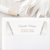 Elegant gesofisticeerd, stijlvol, parels etiket (Insitu)