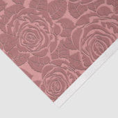 Elegant gespleten stijl donkerroze rozen tissuepapier (Detail)