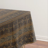 Elegant gestreepte batik tafelkleed (Voorbeeld)