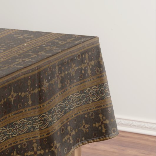 Elegant gestreepte batik tafelkleed (Voorbeeld)