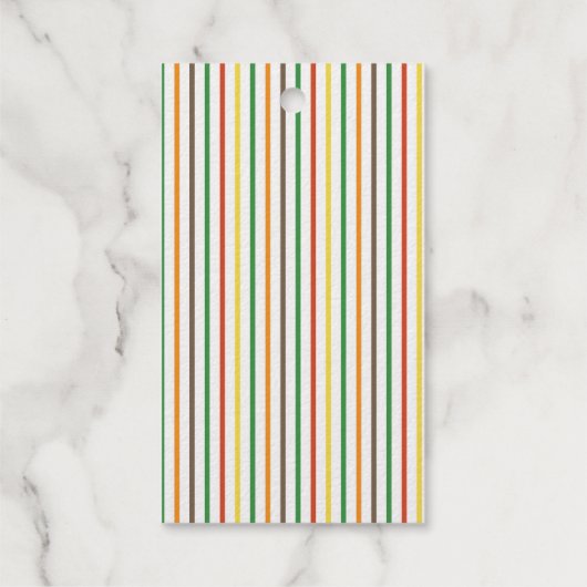 elegant gestreepte cadeaulabels (Achterkant)