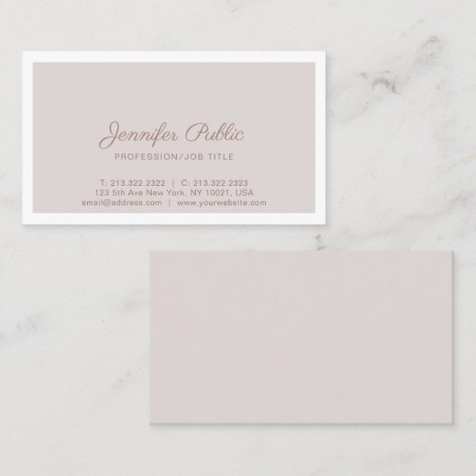 Elegant  gestroomlijnde kleurenmonitor visitekaartje (Voorkant / Achterkant)