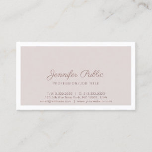 Elegant gestroomlijnde kleurenmonitor visitekaartje