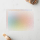 Elegant getextureerd uiterlijk Abstract kleurig bl Notitiekaartje (Voorkant / Achterkant in situ)