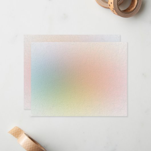 Elegant getextureerd uiterlijk Abstract kleurig bl Notitiekaartje (Voorkant / Achterkant in situ)
