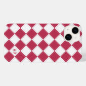 Elegant gevarieerd tegelpatroon [aangepaste kleur] Case-Mate iPhone case (Achterkant (horizontaal))