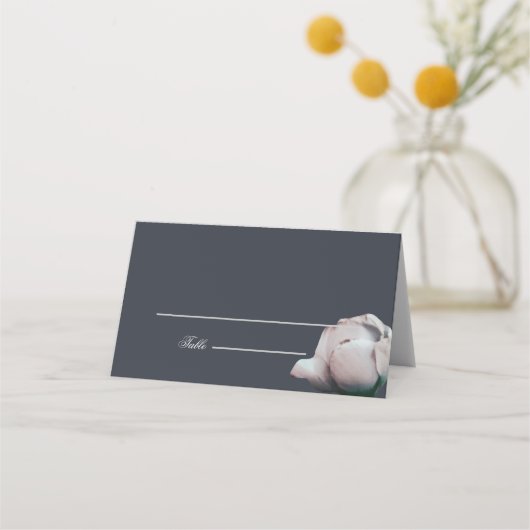 Elegant gevouwen plaatskaartje (Voorkant)
