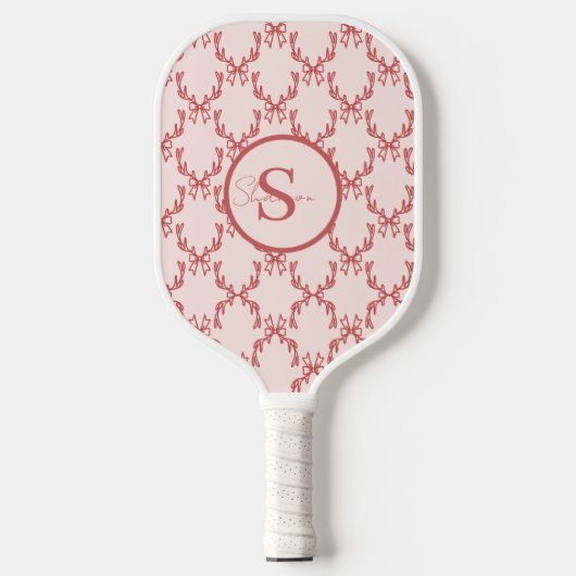Elegant Geweimonogram Pickleball Paddle (Voorkant)