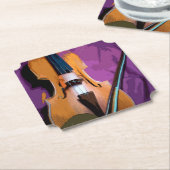 Elegant geweld tegen Paarse zijde, Onderzetter in (Gekanteld)