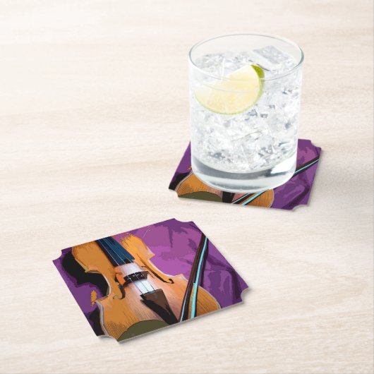 Elegant geweld tegen Paarse zijde, Onderzetter in  (Insitu)