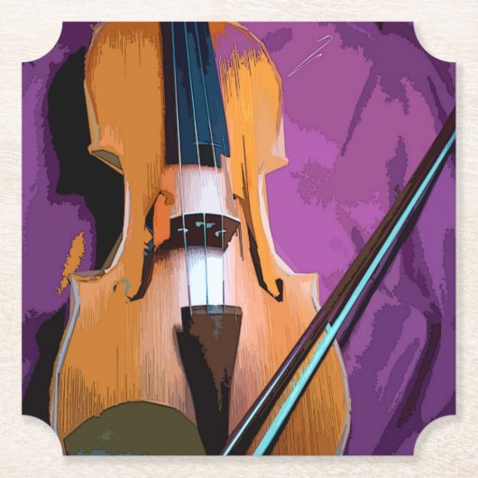 Elegant geweld tegen Paarse zijde, Onderzetter in (Voorkant)