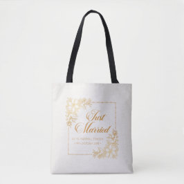 Elegant gewoon huwelijk | Canvas tas