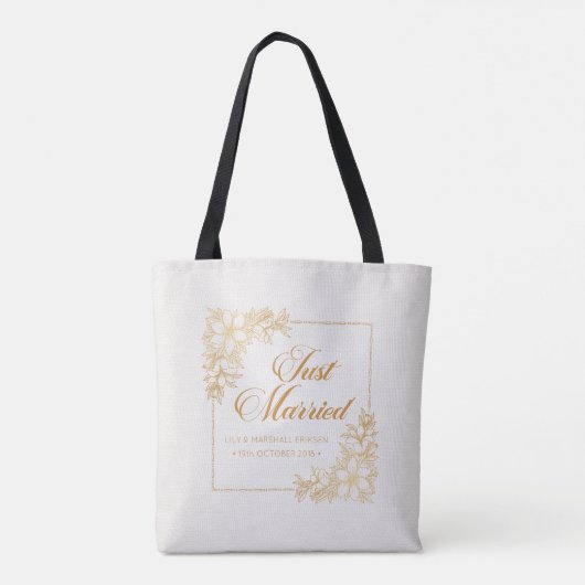 Elegant gewoon huwelijk | Canvas tas (Achterkant)