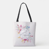 Elegant gewoon huwelijk | CANVAS TAS (Achterkant)