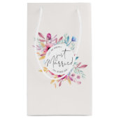 Elegant gewoon huwelijk | Gift Bag Klein Cadeauzakje (Achterkant)