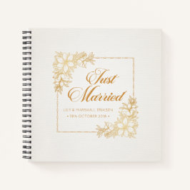 Elegant gewoon huwelijk | Laptop voor Guestbook Notitieboek