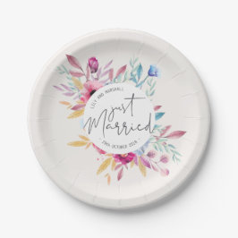 Elegant gewoon huwelijk | Papieren Bord