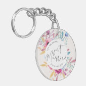 Elegant gewoon huwelijk | SLEUTELHANGER (Voorkant Links)