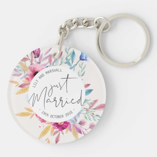 Elegant gewoon huwelijk | SLEUTELHANGER (Achterkant)