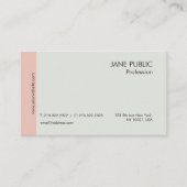 Elegant gewoon modern professioneel grafisch beige visitekaartje (Voorkant)