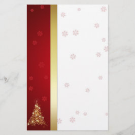 Elegant Ggloed Merry kerstboom Briefpapier