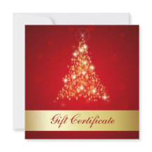 Elegant Ggloed Merry kerstboom Gift Kaart