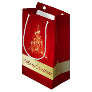 Elegant Ggloed Merry kerstboom Klein Cadeauzakje