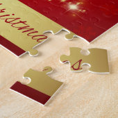 Elegant Ggloed Merry kerstboom Legpuzzel (Zijkant)