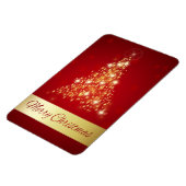 Elegant Ggloed Merry kerstboom Magneet (Linkerzijde)