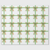 Elegant Gift Bow – Modern Christmas Design Cadeaupapier (Vlak)