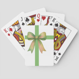 Elegant Gift Bow – Modern Christmas Design Pokerkaarten