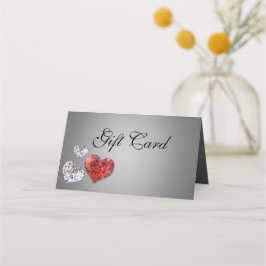 Elegant Gift Certificate (edele diamant) Plaatskaartje