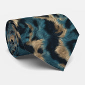 Elegant Gifts For Husband Tiger Print Stropdas (Opgerold)