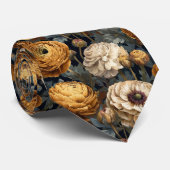 Elegant Gifts For Men Ranunculus Flower Stropdas (Opgerold)
