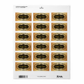 Elegant Ginger Beer Beverage Labels (Full Sheet)