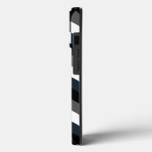 Elegant Gingham Contemporary Case-Mate iPhone Case (Achterkant / Links)