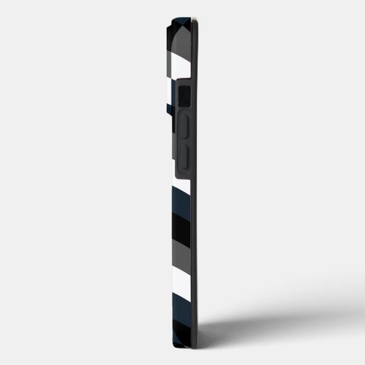 Elegant Gingham Contemporary Case-Mate iPhone Case (Achterkant / Links)