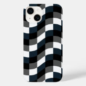 Elegant Gingham Contemporary Case-Mate iPhone Case (Achterkant)