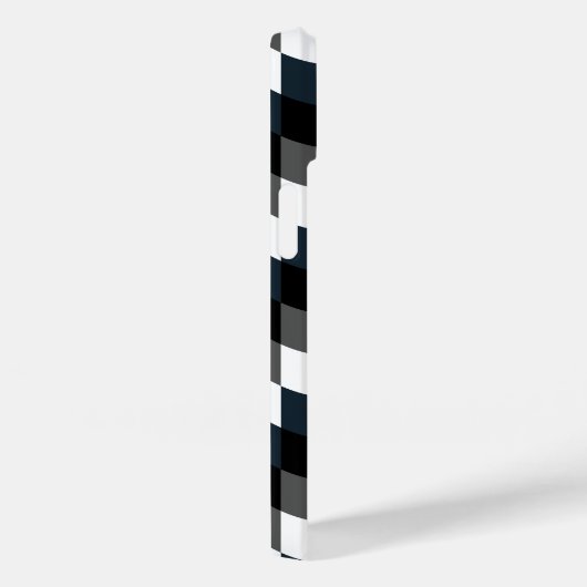 Elegant Gingham Contemporary Case-Mate iPhone Case (Achterkant / Rechts)