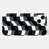Elegant Gingham Contemporary Case-Mate iPhone Case (Achterkant (horizontaal))