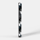 Elegant Gingham Contemporary iPhone Hoesje (Rechterkant)