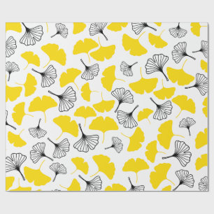 Elegant Ginkgo Biloba Kunst Inpakpapier - Levendig