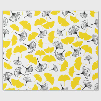 Elegant Ginkgo Biloba Kunst Inpakpapier - Levendig